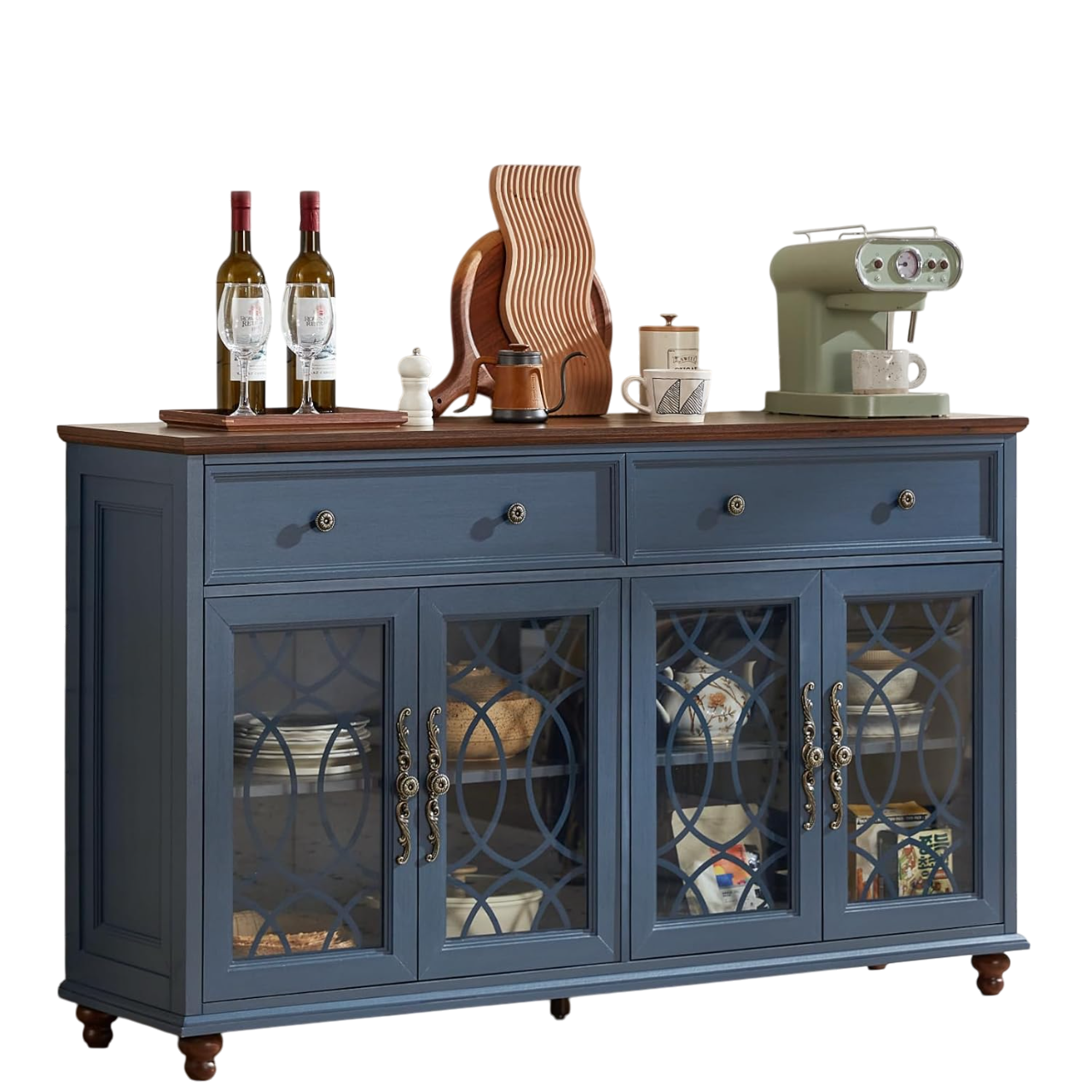 Kroehler Farmhouse Sideboard Buffet Cabinet