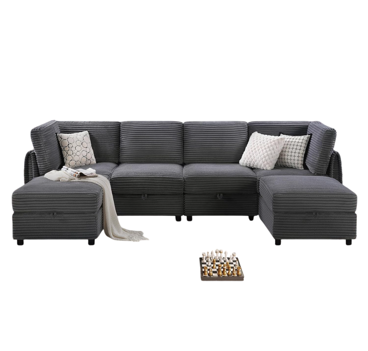 Modular Sectional Sofa U-Shaped by Kroehler